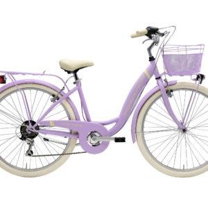 Bicicleta Adriatica Panda 26 Lady 6V Lila 42 cm