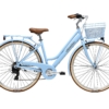 Bicicleta Adriatica Retro Lady 28 Albastru Deschis 450mm