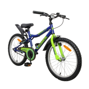 Bicicleta copii Robike Racer 20 Albastru/Verde