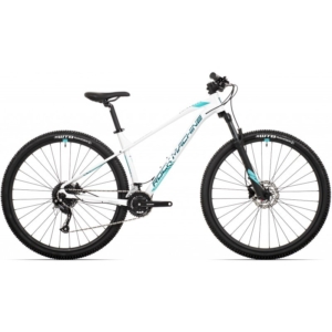 Bicicleta Rock Machine Catherine 20-29 29 Gloss White/Petrol/Neon Cyan 15.0 - (S)