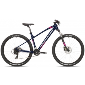 Bicicleta Rock Machine Catherine 70-27 27.5 Gloss Dark Blue/Pink/Silver 15.0 - (S)