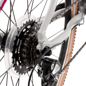 Bicicleta Rock Machine Crossride 100 Lady 29 Gloss Light Grey/Dark Grey/New Pink 17.0 - (M)