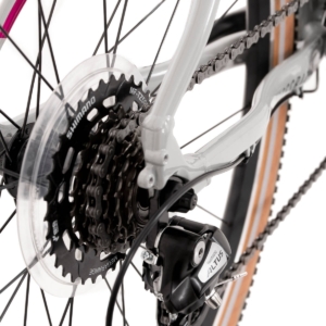 Bicicleta Rock Machine Crossride 100 Lady 29 Gloss Light Grey/Dark Grey/New Pink 17.0 - (M)