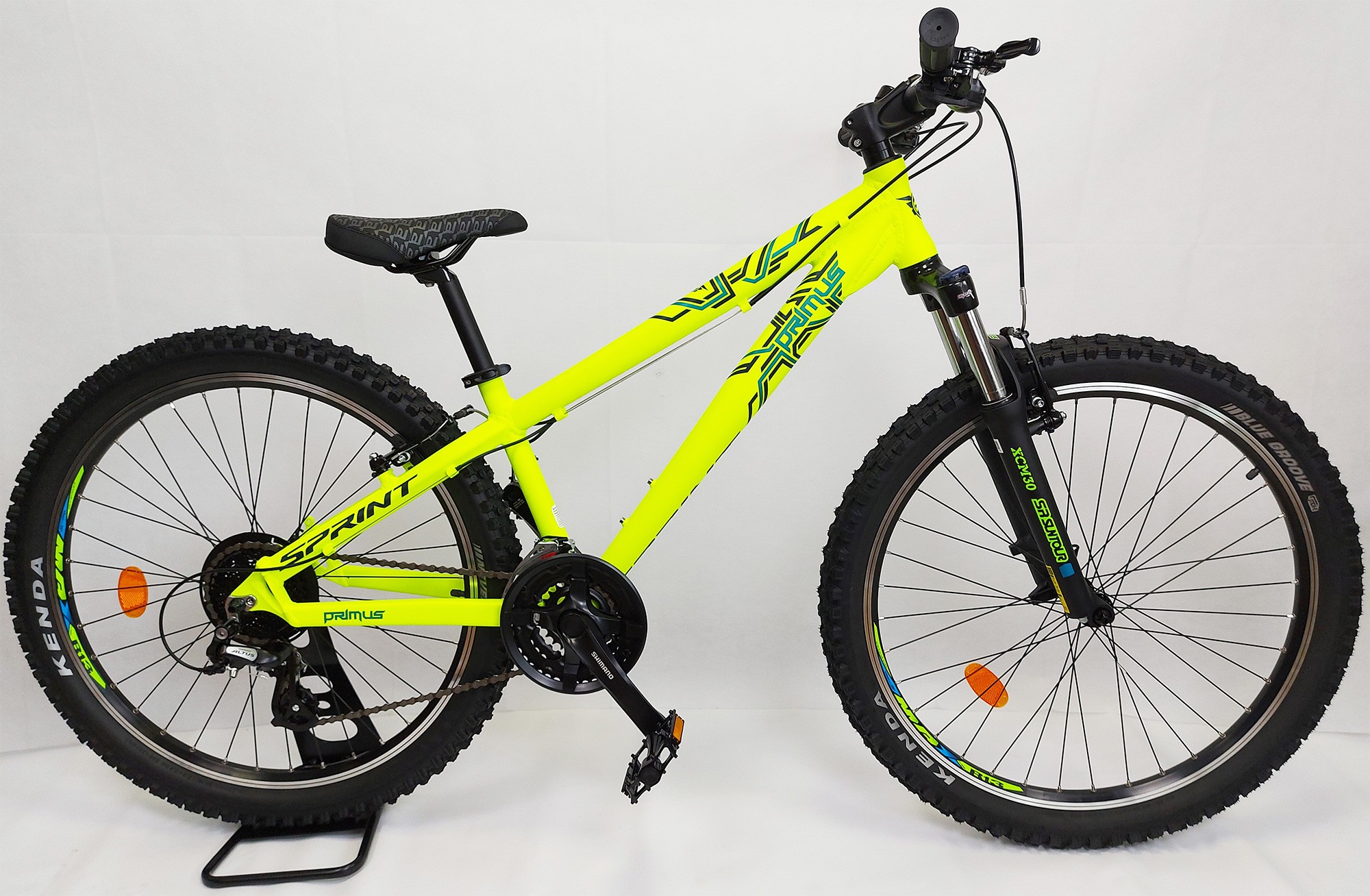Bicicleta Sprint PRIMUS VBR 26 Verde Neon Freeride