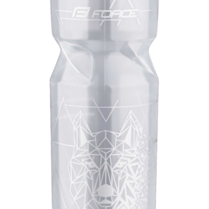 Bidon Force Lone Wolf 0.8l Transparent/Silver