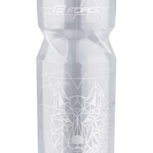 Bidon Force Lone Wolf 0.8l Transparent/Silver