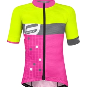 Bluza Copii Force Square fluo/roz 140-153 cm