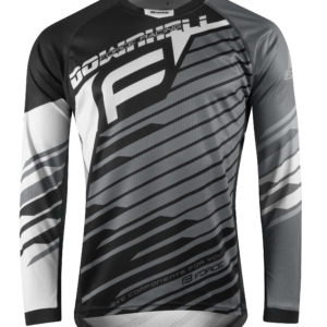 Bluza Force Downhill Maneca Lunga Black-White-Grey M