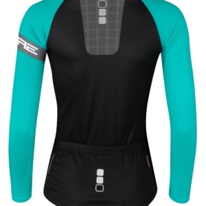 Bluza Force Square Dama Negru-Turcoaz XL