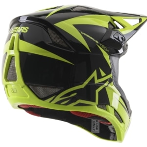 Casca Alpinestars Missile tech Airlift Black/yellow Fluo S (55-56 cm)