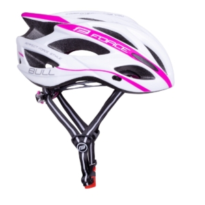 Casca Force Bull alb/roz S-M (54-58 cm)