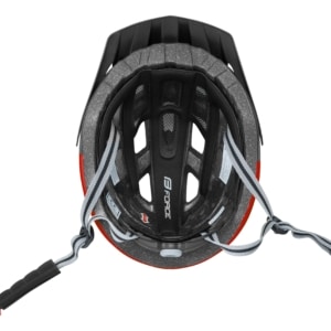Casca Force Corella MTB negru/rosu L-XL (57-61 cm)