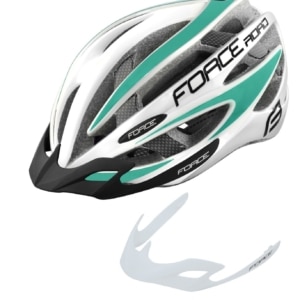 Casca Force Road alb/turcoaz L-XL (58-63 cm)