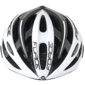 Casca Force Road Junior alb/negru XS-S (48-54 cm)