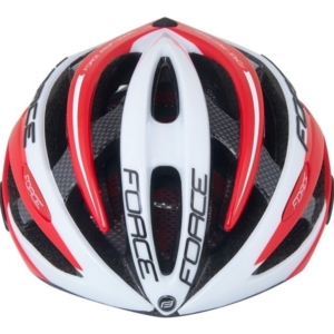 Casca Force Road Junior alb/rosu XS-S (48-54 cm)