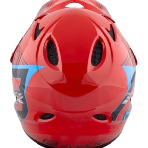 Casca Force Tiger Downhill Red/Black/Bleu L-XL (59-61 cm)