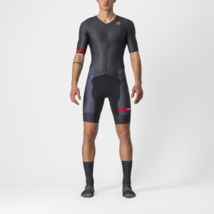 Costum de triatlon cu maneca scurta Castelli Free Sanremo SS Negru L