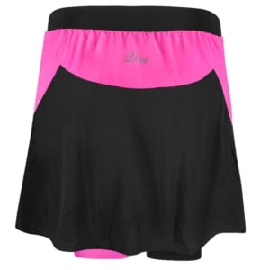 Fusta cu pantaloni scurti cu bazon Force Daisy negru/roz S