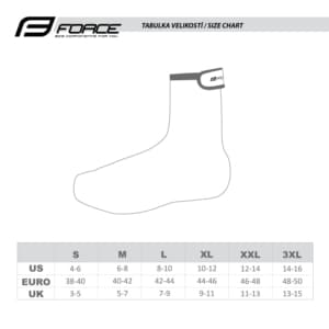 Huse pantofi Force Neopren Basic Fluo XL