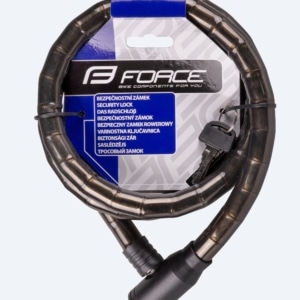 Lacat Force F Cu Protectie 150cm/18mm Negru