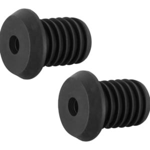 Mansoane Force BMX 145 cauciuc negru/rosu