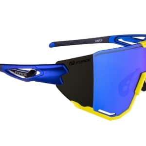 Ochelari Force Creed lentila revo albastra albastru/fluo