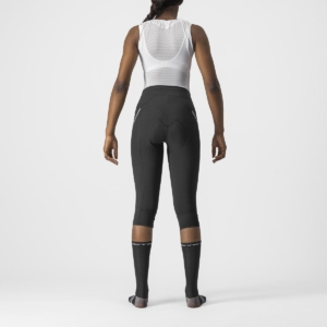 Pantaloni 3/4 Castelli Velocissima 3 Knicker de dama Negru/Argintiu M