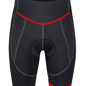 Pantaloni Force B30 cu bazon din gel negru/rosu S
