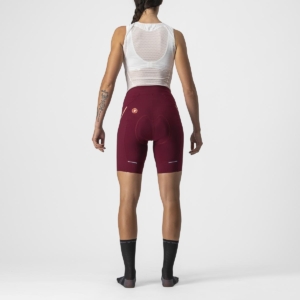 Pantaloni scurti Castelli Velocissima 3 de dama Visiniu/Roz M