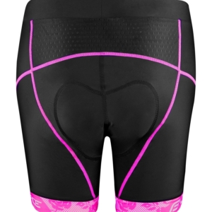 Pantaloni scurti cu bazon Force Rose Lady negru/roz L