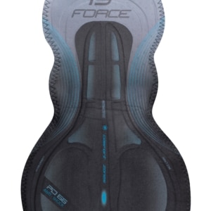 Pantaloni scurti cu bazon si bretele Force B51 negru/alb M