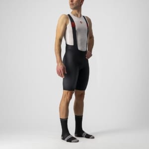 Pantaloni scurti cu bretele Castelli Premio Black Negru L