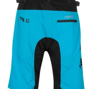 Pantaloni scurti Force MTB-11 bazon detasabil Albastru/Negru XXL