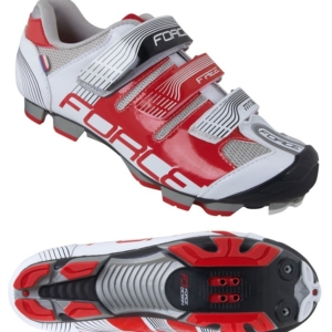 Pantofi Force Free MTB alb/rosu 45