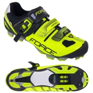 Pantofi MTB Hard Force negru/fluo 43