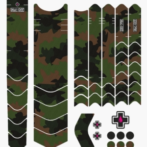 Set stickere protectie cadru Muc-Off Frame Protection Kit E-MTB Camo