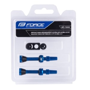 Set Valve Tubeless Force 2xFv 44mm Albastre