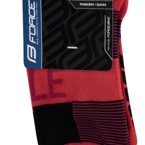 Sosete Force Hale rosu/negru L-XL (42-47)