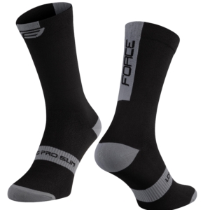 Sosete Force Long Pro Slim Black-Grey S-M / 36-41