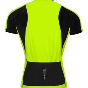 Tricou ciclism Force T10 fluo-Negru S