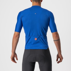 Tricou cu maneca scurta Castelli Prologo 7 Albastru/Alb/Antracit XXL