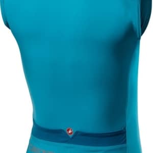 Tricou fara maneci Castelli Solaris Sky Blue/Marine Blue M