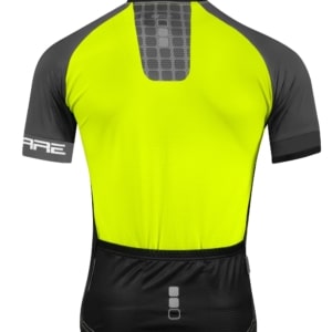Tricou Force Square maneci scurte fluo/gri M