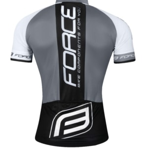 Tricou Force Team18 maneci scurte negru/alb M