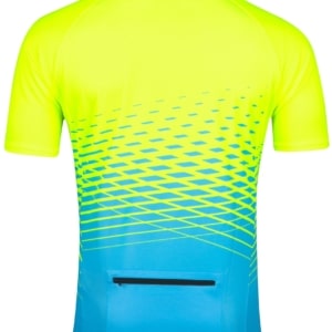 Tricou maneca scurta Force MTB Angle albastru/fluo L
