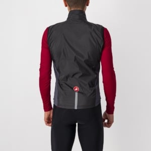 Vesta de vant Castelli Squadra Stretch Antracit XL