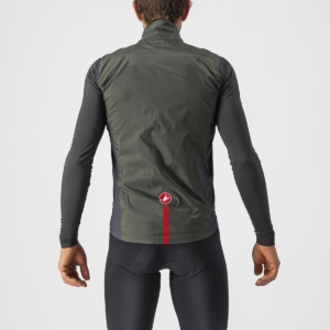 Vesta de vant Castelli Squadra Stretch Kaki L