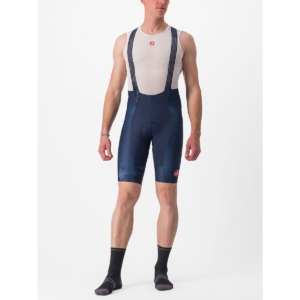 Pantaloni scurti cu bretele Castelli Free Aero RC Kit Bleumarin/Alb L