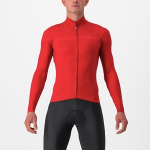Tricou cu maneca lunga Castelli PRO Thermal Mid LS Rosu L