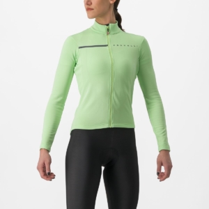 Tricou cu maneca lunga Castelli Sinergia 2 FZ de dama Verde Mint M